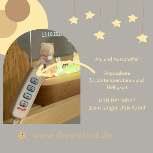 Personalisiertes Nachtlicht