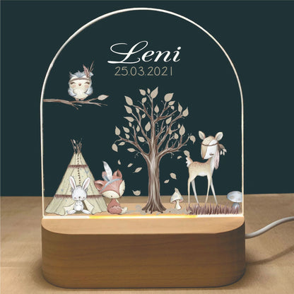 Personalisiertes Nachtlicht